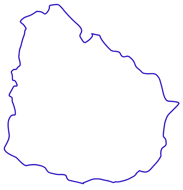 Mapa de Uruguay